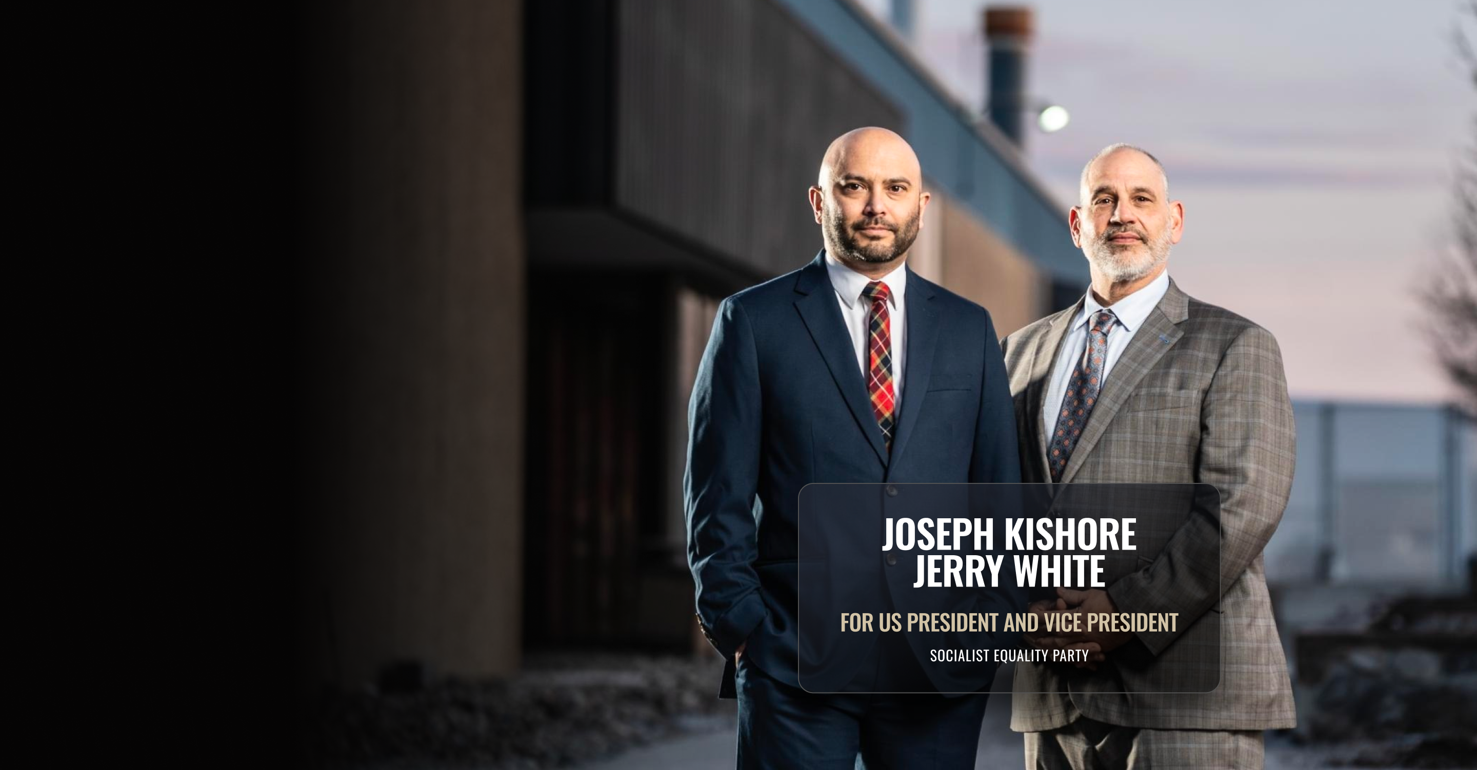 Joseph Kishore and Jerry White